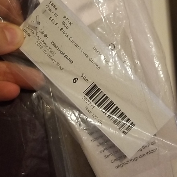 Jenny Yoo Inesse Blackcurrent Bridesmaid Dress 6 - Picture 5 of 7